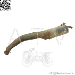 Polaris Scrambler 250 85-86 Exhaust Muffler 9593