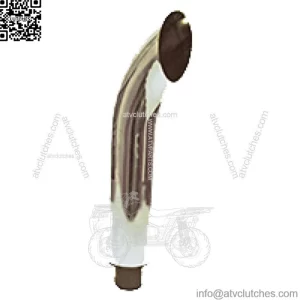 Chrome Curved Stack Fits John Deere 3010 3020 4000 4010 4020 4030 4040 4050 4230