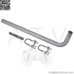 FOE-20 Vertical Exhaust Pipe w/ Clamp Fits Ford New Holland Tractor 801 901