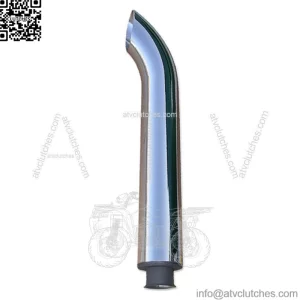 36" Chrome Exhaust Stack w/ Bend Fits John Deere 3010 3020 4010 4020