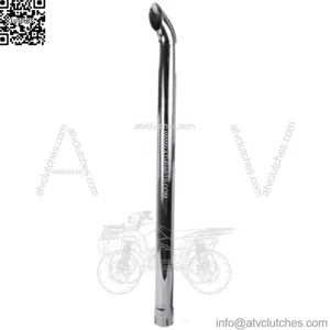 ZNL89025C Fits John Deere Chrome Curved Exhaust Stack 48" 2 1/2" ID for Many Mod