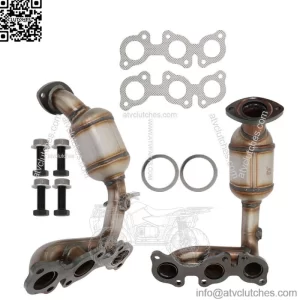 For 2004-2006 Toyota Sienna 3.3L FWD Front+Rear Manifold Catalytic Converter