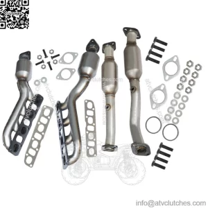 For Nissan Titan 5.6L 2004-2015 Manifold Catalytic Converters Front & Rear All 4