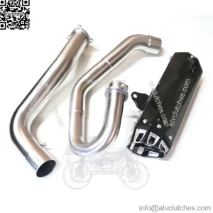 Black G2 Full System Exhat Pipe Yamaha 700 2015+ (For: More than one vehicle)