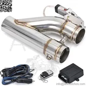 2.5-inch double-open integrated Y-type exhaust valve remote control