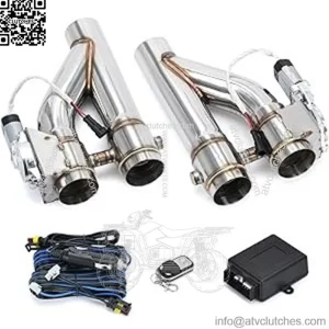2.5-inch double-open integrated Y-type exhaust valve remote control 2-in-1