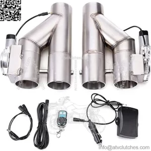 3-inch double-open integrated Y-type exhaust valve remote control 2-in-1