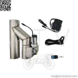 3-inch integrated straight exhaust valve remote control