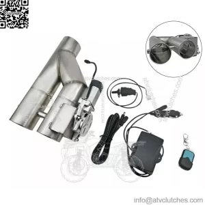 2.5-inch integrated straight exhaust valve remote control and manual