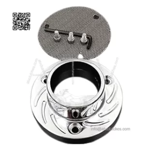 Exhaust Tip Muffler Power Compatible With Artic Cat Dvx400 Kawasaki Kfx400 Suzuki Lt-Z400 Chromed [B00YWCAKWU]