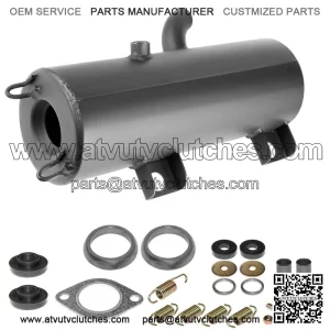 Polaris Scrambler 500 4X4/2X4 2000-2004 Exhaust Muffler Silencer Kit