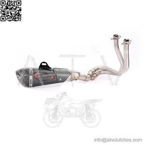 Full Exhaust System for Kawasaki Z650/Ninja 650 (2012-2023) - Header Pipe Included