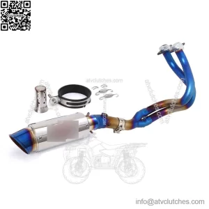 Kawasaki Ninja 650 Z650 Versys 650 ER6N Exhaust Header Pipe Link Muffler Performance Upgrade