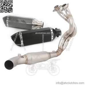 Kawasaki Z650 Ninja 650 2023-2025 Exhaust System Header Pipe 51mm Mufflers