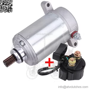 Starter & Relay Solenoid for Yamaha Big Bear 400 YFM400 4x4 2000-2012 Atv New