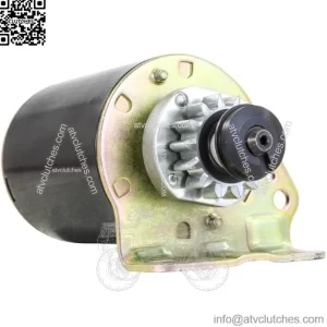 New Cylinder Starter Motor Compatible With 693551-14 Tooth, Craftsman Lawnmower Steel Flywheel, John Deere LG693551 - Briggs and Stratton Motors for Riding Mowers