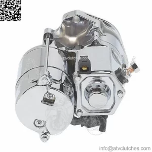 Ultima High Torque Chrome 1.4 KW Side Post Starter 1989-2006 Harley Big Twin Evo (For: Harley-Davidson)