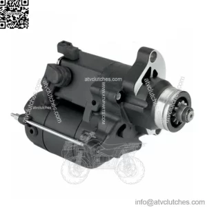 Drag Specialties 1.4KW Black Starter 07-17 Big Twin Cam Harley Softail Touring (For: Harley-Davidson)