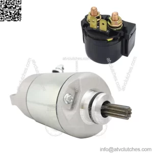 Teryx 750 Starter Motor with Relay for Kawasaki 4x4 KRF750 2008-2013 18719 (For: More than one vehicle)