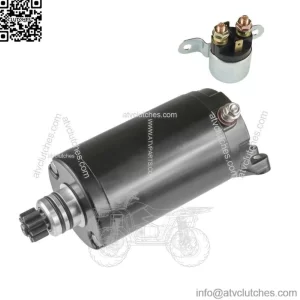 Starter And Relay Solenoid for Bombardier Can-Am Quest 650 / Max 650 2002-2004