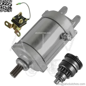 Starter & Drive for Polaris Xpedition 425 425Cc Engine 2000-2002 Relay Solenoid (For: Polaris)
