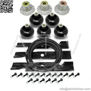 Spindle Belt Blade Deck Wheel Kit for Exmark Turf Tracer 48 Inch 107-4065 413093