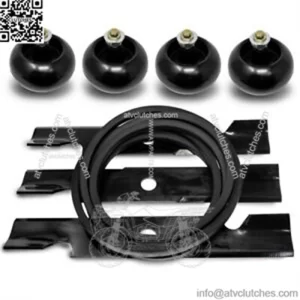 Belt Blade Deck Wheel Kit for Exmark Turf Tracer 48 Inch 116-5177 116-9981