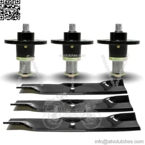 Spindle Blade Kit for Hustler 60 inch Deck ATZ Super Z Hustler Z Zero Turn Mower