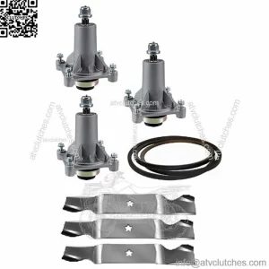 RZ5424 RZ5426 RZ5422 RZ54I Z254 DECK BLADE SPINDLE BELT KIT SET FITS HUSQVARNA