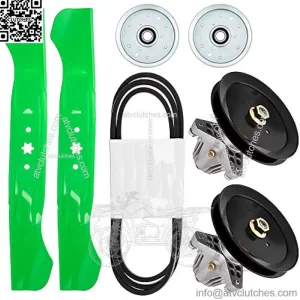 Deck Rebuild Kit for MTD Cub Cadet Yard Man Troy Bilt 46 inch LTX1045 LTX1046KW TB2246 Blade Spindle Belt Idler