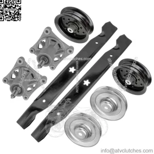 Deck Spindle Blade & Pulley for Poulan 587125201 PP42 532129861 42"