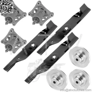 Spindle Pulley & Blade for Husqvarna CZ4815 CZ4817 EZ4822 587125201 48"