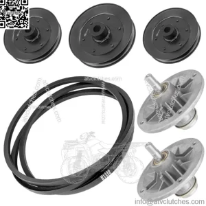Deck Spindle w/ Pulley & Belt for Toro 71208 71217 71220 71223 71198 71242 38"
