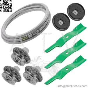 Deck Spindle & Blade Pulley Belt for John Deere F620 F680 F687 ZTrak 48" 54" 60"
