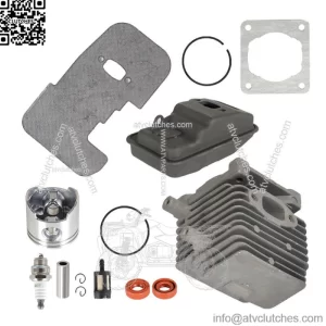 34MM Cylinder Piston Kit For Stihl FS75 FS80 FS85 Chainsaw Parts 4137 020 1201