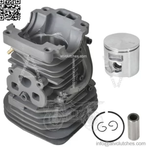 Chainsaw Piston Cylinder Kit For Husqvarna 455 Rancher 455E 460 47mm