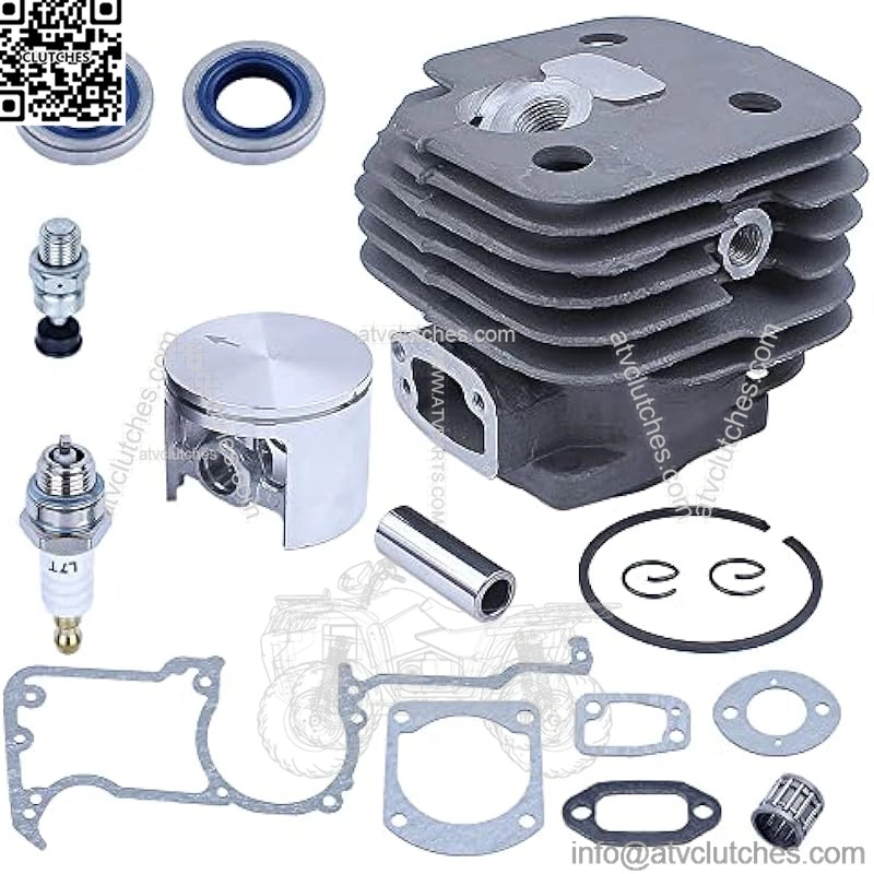 52Mm Big Bore Top Engine End Cylinder Kit For Husqvarna 272 272K 272Xp 272S 268 268S 268K Chainsaw 503 75 81 72