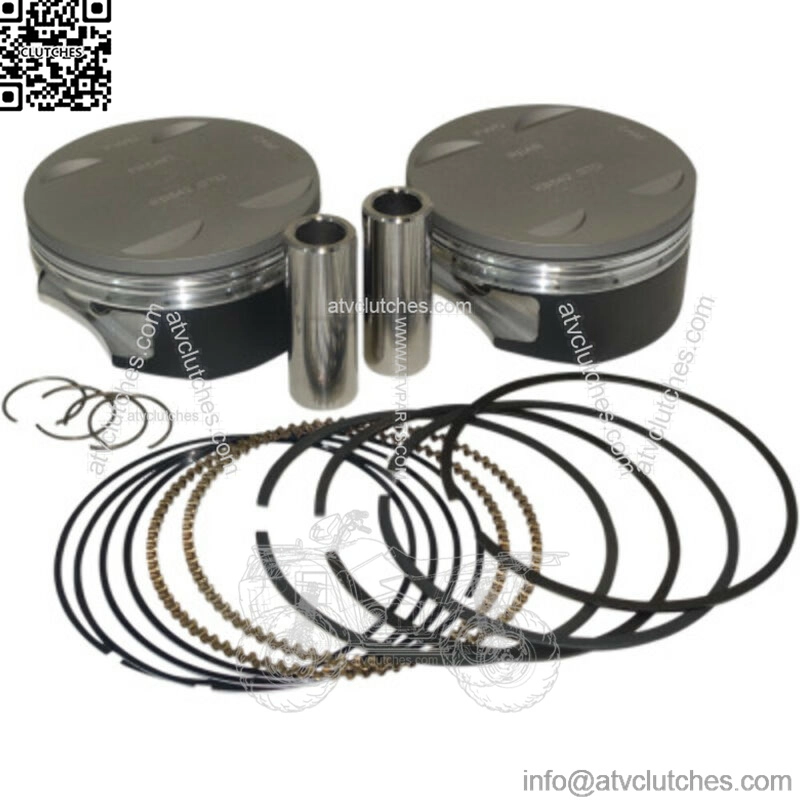 KB Performance 120" Big Bore 4.125" Super Duty Forged Piston Kit Harley 17-22 M8 (For: Harley-Davidson)