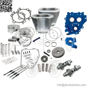 110" Power Package Silver Gear Drive 585GE Cam Engine Harley Twin Cam 07-17 (For: Harley-Davidson)