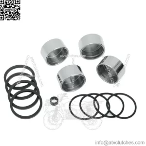 Front Brake Caliper Piston Seals Rebuild Kit Harley Dyna Softail 08-17 44313-08 (For: Harley-Davidson)