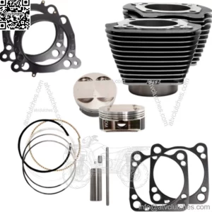 128" Big Bore Cylinder Pistons Top End Kit M8 114" 117" Engine 17+ Harley (For: Harley-Davidson)