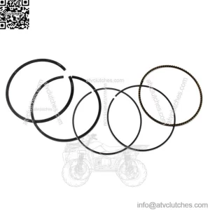 .020 Over Bore Piston Rings for Kawasaki 300 Bayou Lakota Prairie 76.5mm