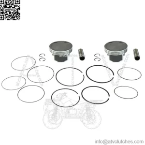 2  Standard Bore Size C Piston Kits for Kawasaki 800 Teryx & Teryx-4 85mm