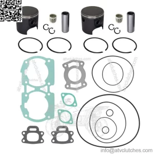 .020 Over Bore Top End Kit for Sea-Doo 580 for 1990-1996 76.5mm