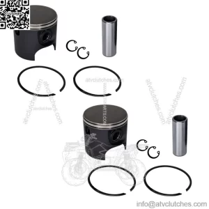 2  .020 Over Bore Piston Kits for Sea-Doo 580 1990-1996 76.5mm