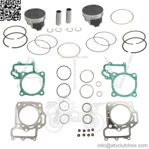 Standard Bore Pistons & Gasket Kit for Arctic Cat 650 V2 V-Twin 80mm