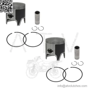 2  .040 Over Bore Piston Kits for Yamaha many Phazer & Venture 480 & 500 73mm