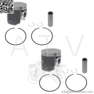 2  .020 Over Bore Piston Kits for Yamaha 700 PWC fits 1993-2020 81.5mm