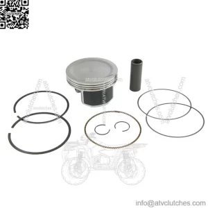 Standard Bore Size A Piston Kit for Yamaha Rhino 700 fits 2008-2013 102mm