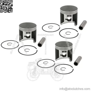 3 Piston Kits for Polaris INDY STORM 800 Standard 72mm 1994 1995 1996 1997 1998